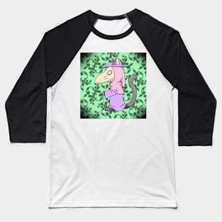 Pastel Kitty Plague Doctor Baseball T-Shirt